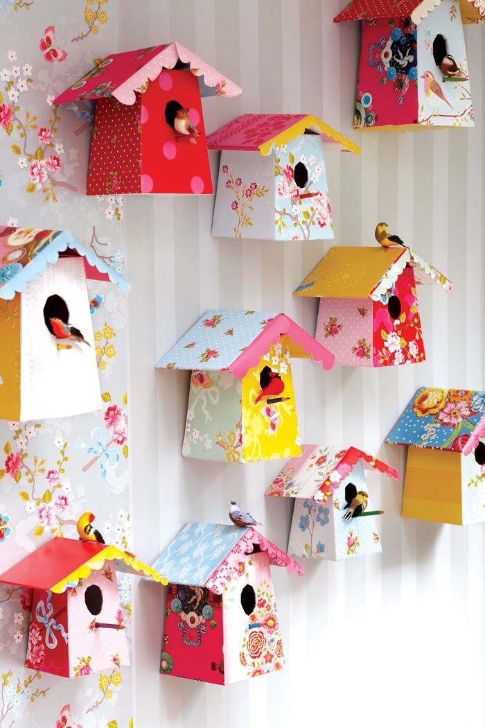 Kids Decor Diy Paper Birdhouse Room To Bloom