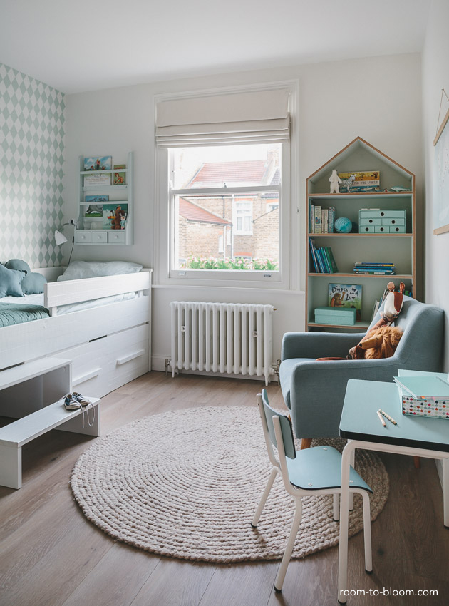 scandi mint green girls bedroom: florence | Room to Bloom